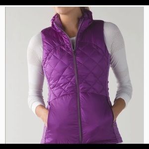 Lululemon down for a run Vest
